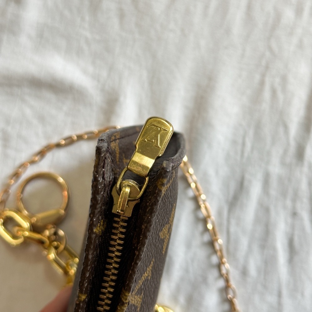 🍒✨customized Authentic Louis Vuitton Brown Monogram Canvas Mini Bag ✨🍒 - Picture 6 of 9